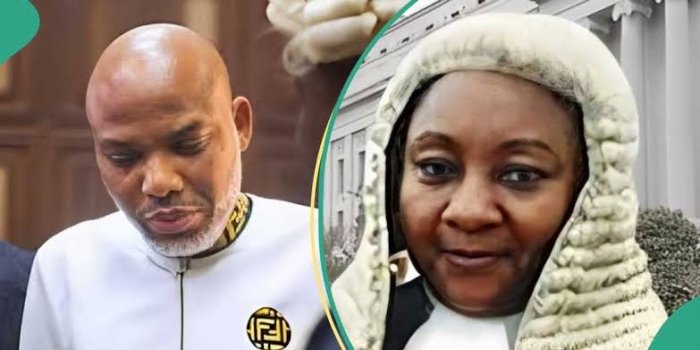 CJ returns Nnamdi Kanu’s case to Binta Nyako on ‘technicality’ grounds