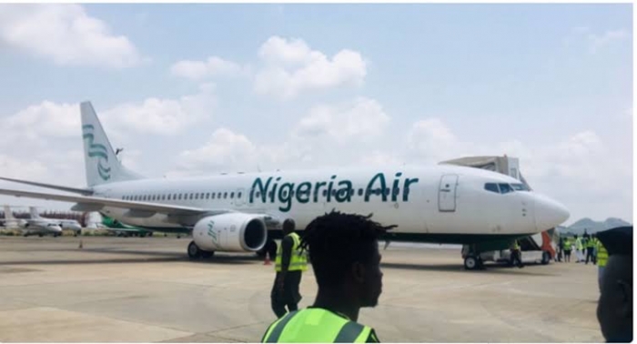 After the ‘show’ in Abuja, Nigeria Air aircraft back in Ethiopia
